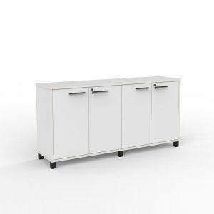 cubit-credenza-1800-white-melamine-with-black-handles-and-feet